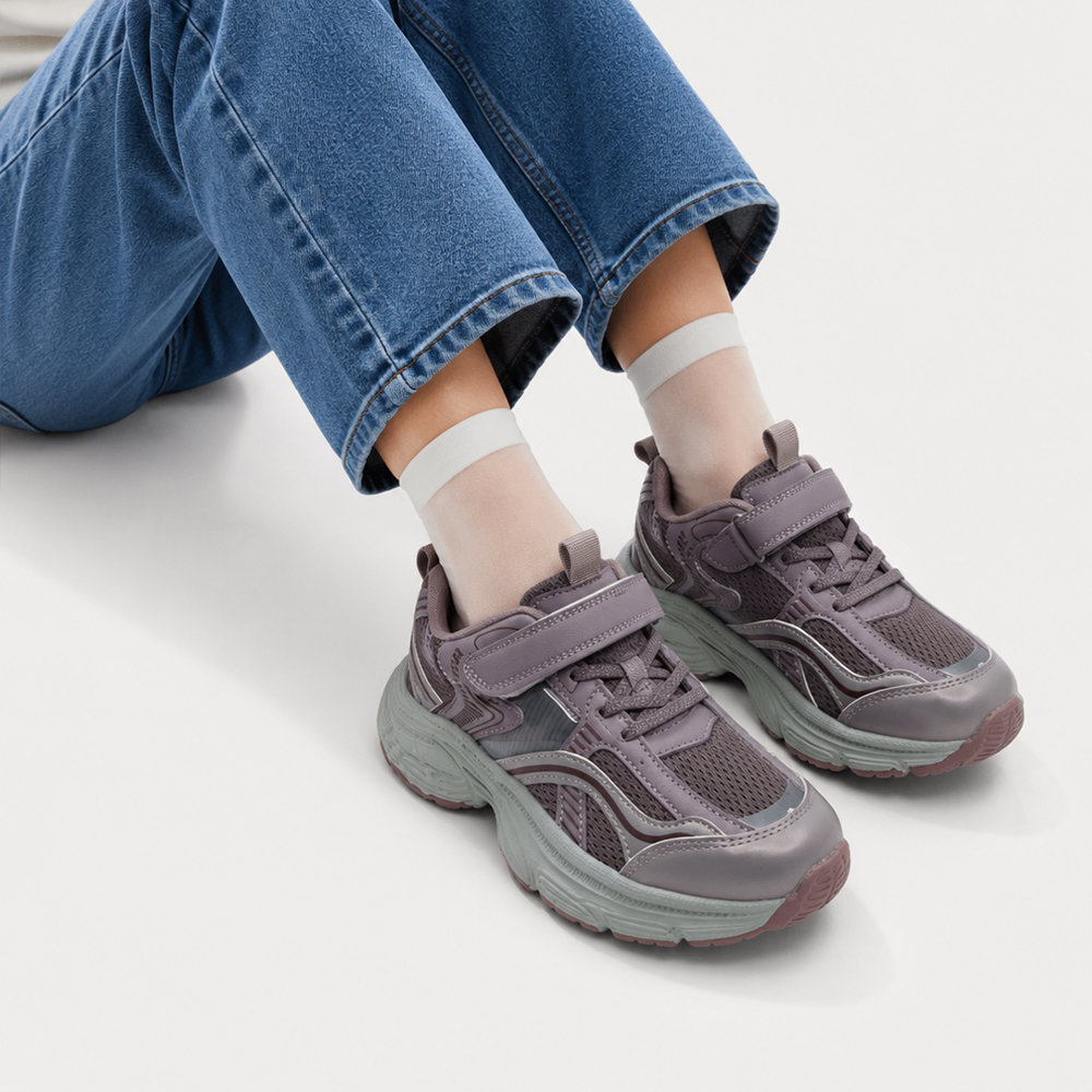 Фіолетові кросівки для дівчаток Kimbo Purple Sport Бузковий — дитяче взуття Kids Family