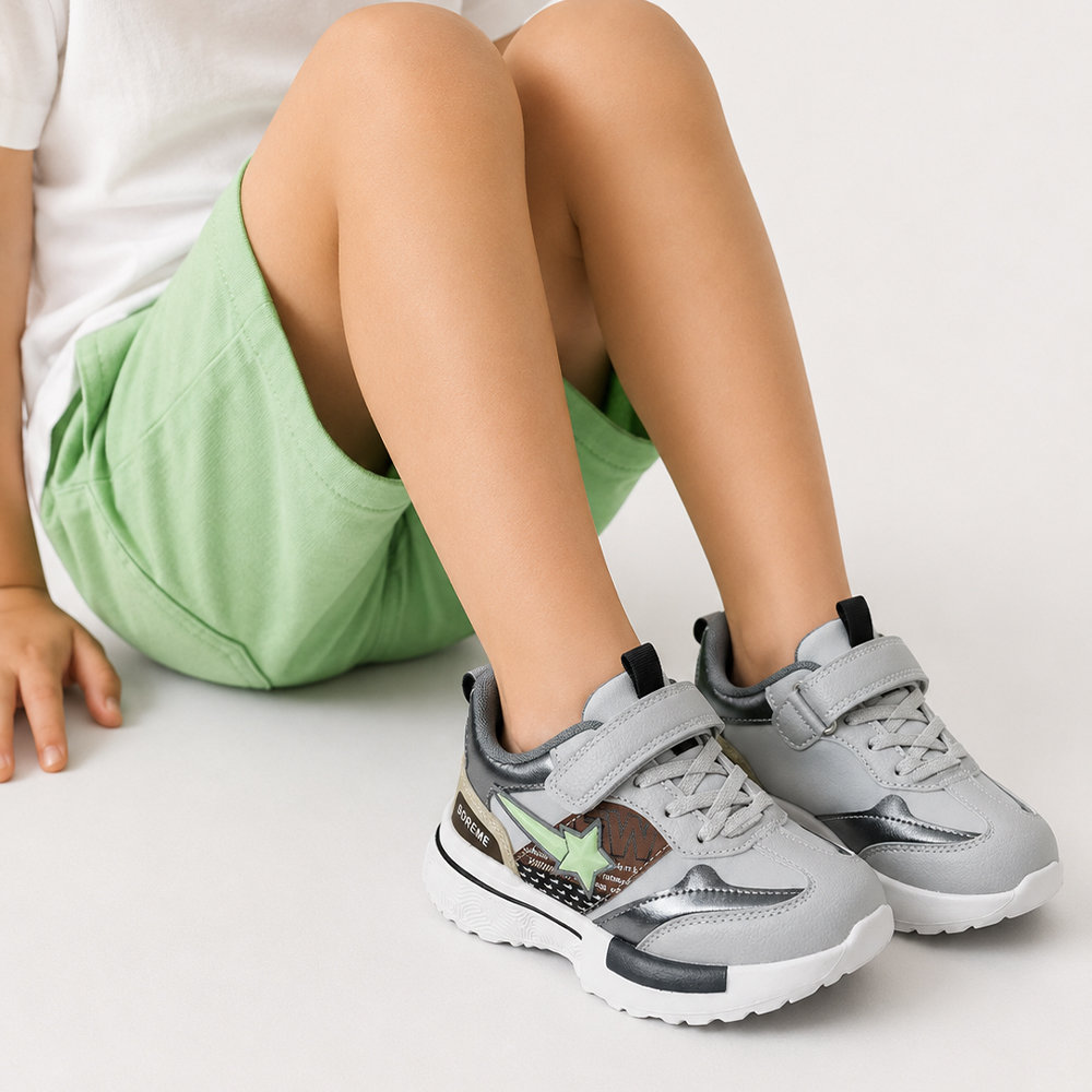 Кросівки для хлопчиків BBT Grey — дитяче взуття Kids Family