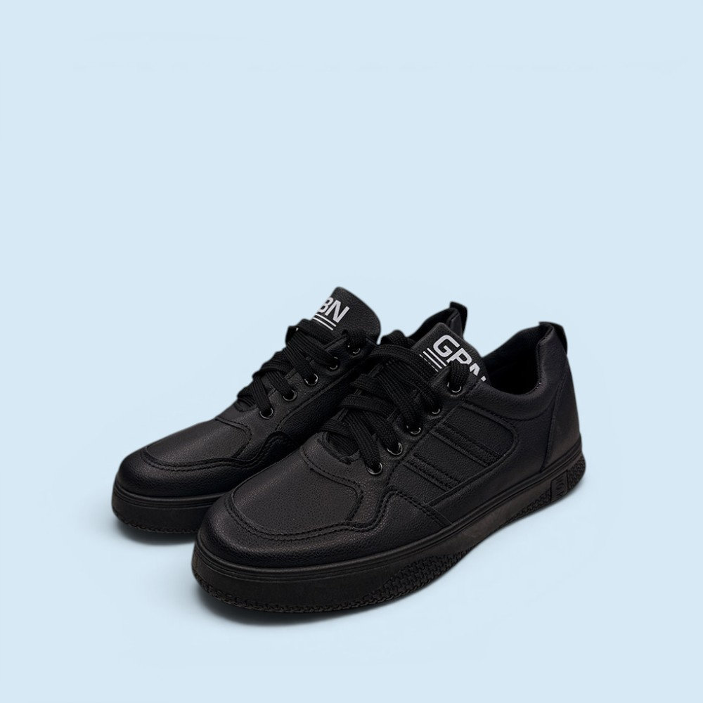Кросівки для підлітків Xifa total black Чорний — дитяче взуття Kids Family. Фото 3