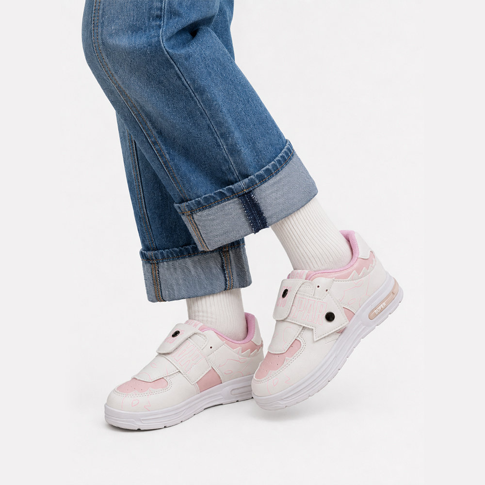 Кросівки для дівчаток Tom.m Led Pink Рожевий — дитяче взуття Kids Family. Фото 2