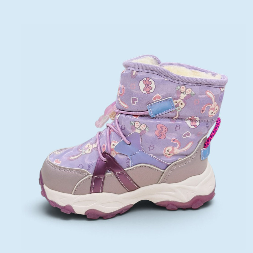 Зимові дутики для дівчаток Paliament Purple Heart Фіолетовий — дитяче взуття Kids Family. Фото 4