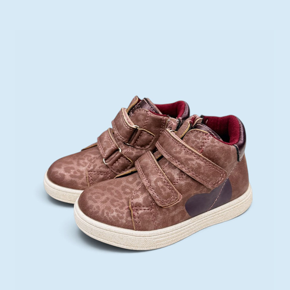Демісезонні черевики для дівчаток Leo dark pink Рожевий — дитяче взуття Kids Family. Фото 3