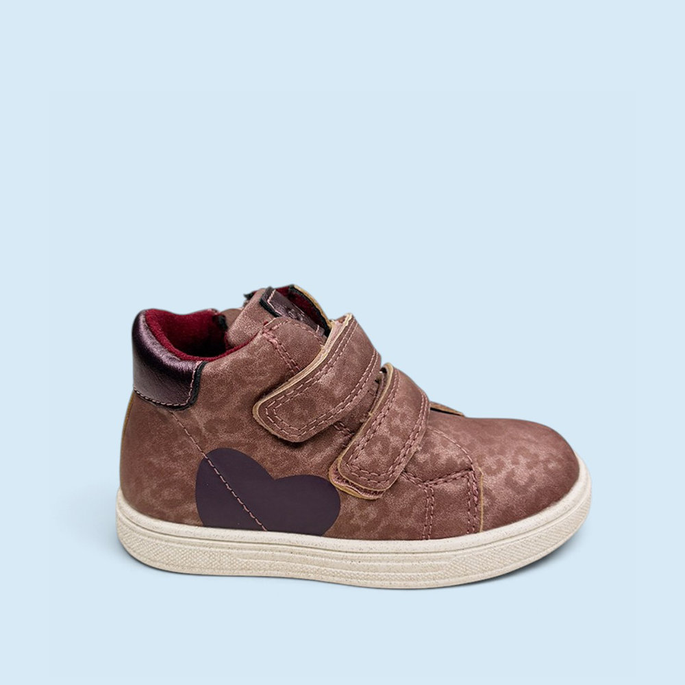 Демісезонні черевики для дівчаток Leo dark pink Рожевий — дитяче взуття Kids Family