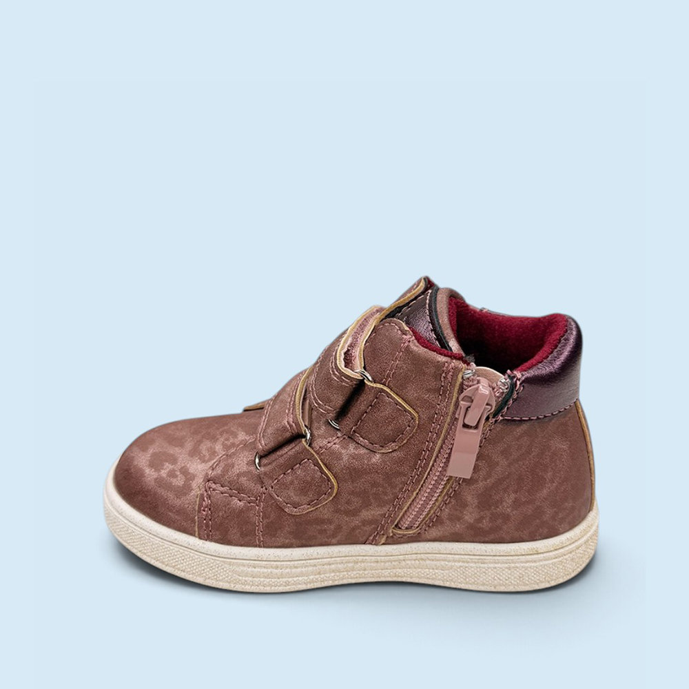 Демісезонні черевики для дівчаток Leo dark pink Рожевий — дитяче взуття Kids Family. Фото 4